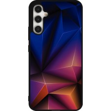 Samsung Galaxy A34 5G Case Hülle - Silikon schwarz Abstract Triangles 