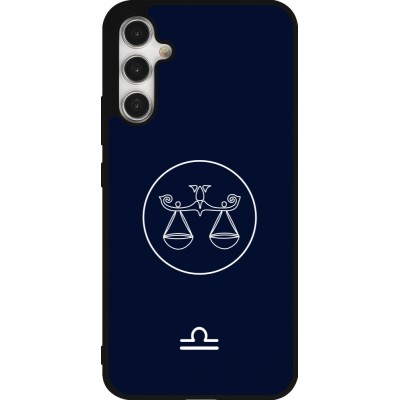 Samsung Galaxy A34 5G Case Hülle - Silikon schwarz Astrologie Waage