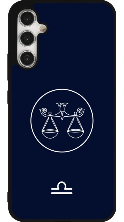 Samsung Galaxy A34 5G Case Hülle - Silikon schwarz Astrologie Waage
