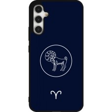 Samsung Galaxy A34 5G Case Hülle - Silikon schwarz Astrologie Widder