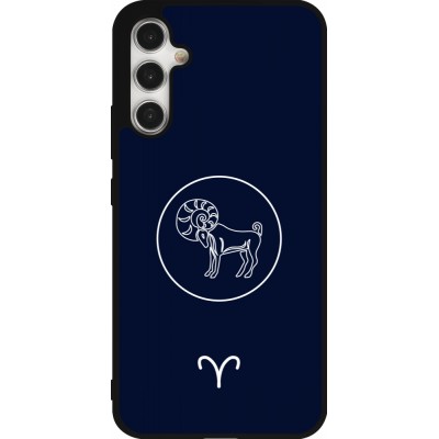 Samsung Galaxy A34 5G Case Hülle - Silikon schwarz Astrologie Widder