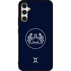Samsung Galaxy A34 5G Case Hülle - Silikon schwarz Astrologie Zwillinge