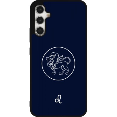 Samsung Galaxy A34 5G Case Hülle - Silikon schwarz Astrologie Löwe