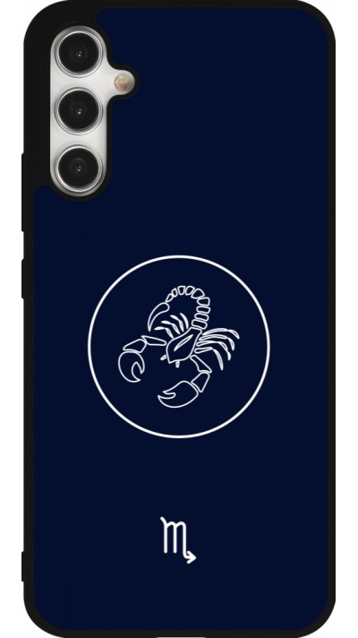 Samsung Galaxy A34 5G Case Hülle - Silikon schwarz Astrologie Skorpion