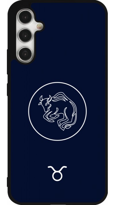 Samsung Galaxy A34 5G Case Hülle - Silikon schwarz Astrologie Stier