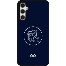 Samsung Galaxy A34 5G Case Hülle - Silikon schwarz Astrologie Wassermann