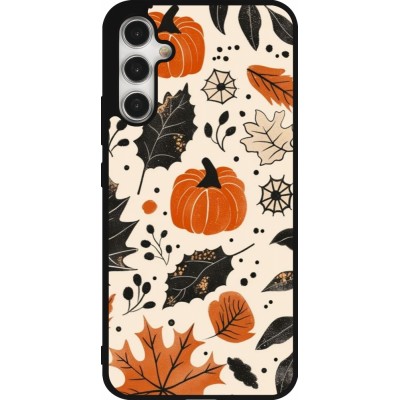 Samsung Galaxy A34 5G Case Hülle - Silikon schwarz Autumn 2024 nature