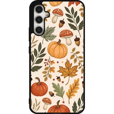 Samsung Galaxy A34 5G Case Hülle - Silikon schwarz Autumn 25 Autumn pattern