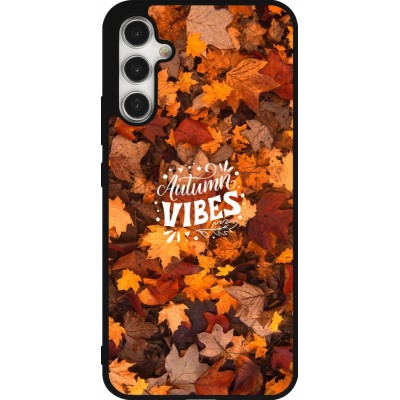 Samsung Galaxy A34 5G Case Hülle - Silikon schwarz Autumn 25 Autumn vibes