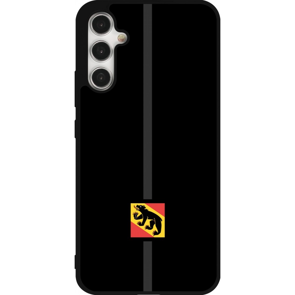 Samsung Galaxy A34 5G Case Hülle - Silikon schwarz Kanton BE schwarz