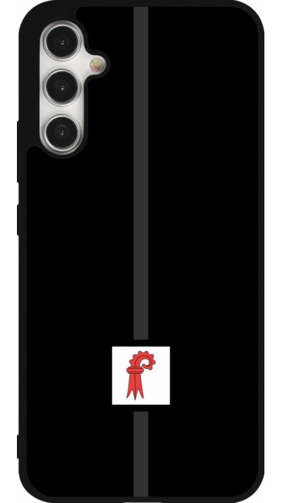Samsung Galaxy A34 5G Case Hülle - Silikon schwarz Kanton BL schwarz