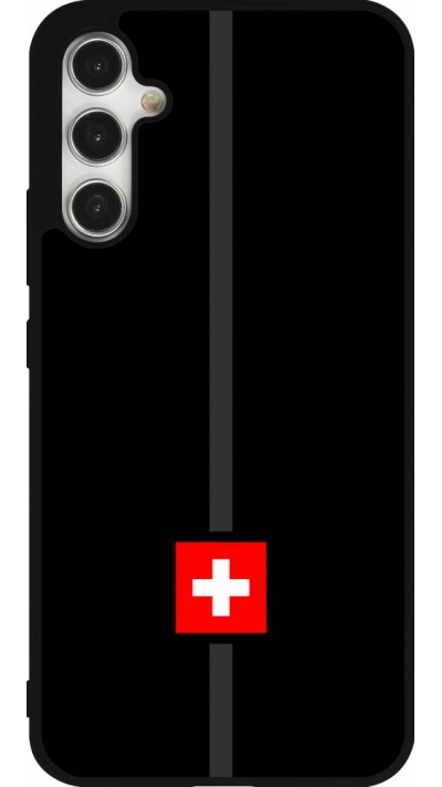 Samsung Galaxy A34 5G Case Hülle - Silikon schwarz Kanton CH schwarz