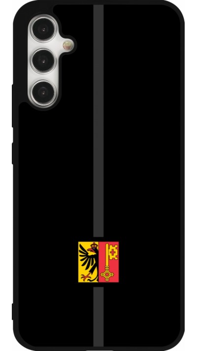Samsung Galaxy A34 5G Case Hülle - Silikon schwarz Kanton GE schwarz