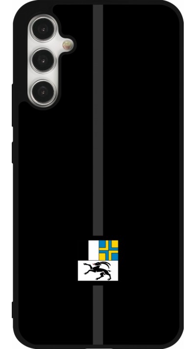 Samsung Galaxy A34 5G Case Hülle - Silikon schwarz Kanton GR schwarz