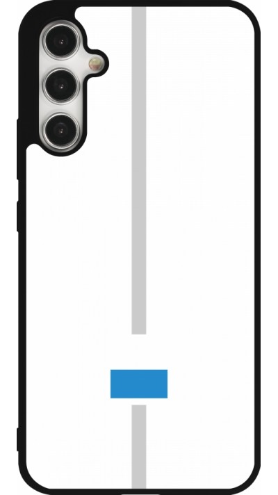 Samsung Galaxy A34 5G Case Hülle - Silikon schwarz Kanton LU weiss
