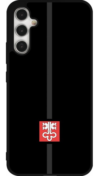 Samsung Galaxy A34 5G Case Hülle - Silikon schwarz Kanton NW schwarz