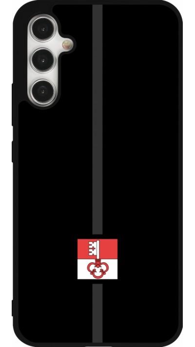 Samsung Galaxy A34 5G Case Hülle - Silikon schwarz Kanton OW schwarz