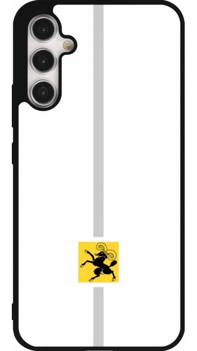 Samsung Galaxy A34 5G Case Hülle - Silikon schwarz Kanton SH weiss