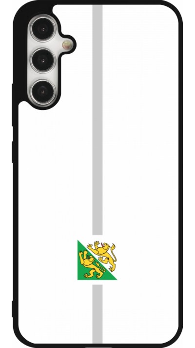 Samsung Galaxy A34 5G Case Hülle - Silikon schwarz Kanton TG weiss