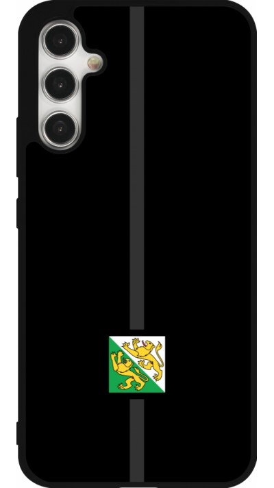 Samsung Galaxy A34 5G Case Hülle - Silikon schwarz Kanton TG schwarz