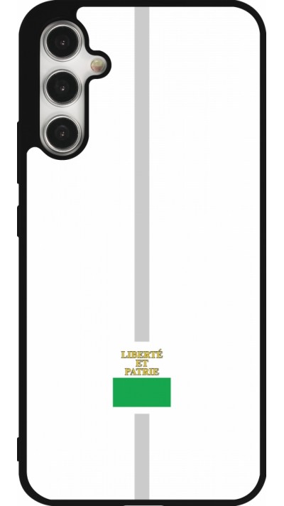 Samsung Galaxy A34 5G Case Hülle - Silikon schwarz Kanton VD weiss