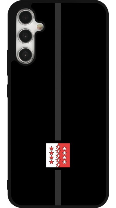 Samsung Galaxy A34 5G Case Hülle - Silikon schwarz Kanton VS schwarz