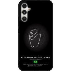 Samsung Galaxy A34 5G Case Hülle - Silikon schwarz F1 Track 2025 Brazil