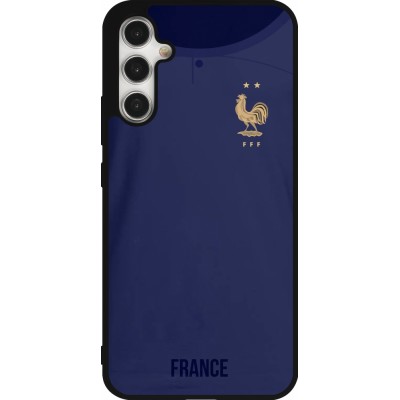 Samsung Galaxy A34 5G Case Hülle - Silikon schwarz Frankreich 2022 personalisierbares Fussballtrikot
