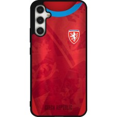 Samsung Galaxy A34 5G Case Hülle - Silikon schwarz Tschechische Republik personalisierbares Fussballtrikot