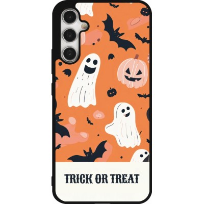 Samsung Galaxy A34 5G Case Hülle - Silikon schwarz Halloween 2025 Trick treat