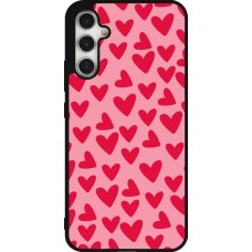 Samsung Galaxy A34 5G Case Hülle - Silikon schwarz Mom 2024 kleine Herzen
