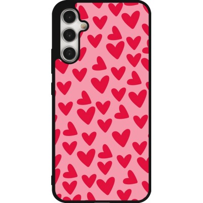 Samsung Galaxy A34 5G Case Hülle - Silikon schwarz Mom 2024 kleine Herzen