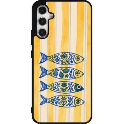 Samsung Galaxy A34 5G Case Hülle - Silikon schwarz Portuguese fish 2026