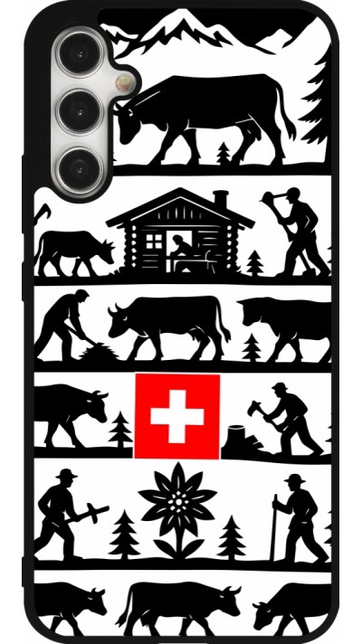 Samsung Galaxy A34 5G Case Hülle - Silikon schwarz Poya Schweiz 1