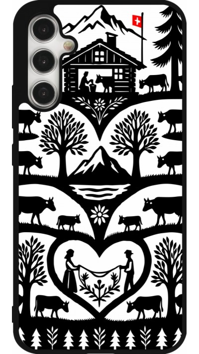 Samsung Galaxy A34 5G Case Hülle - Silikon schwarz Poya Schweiz 2