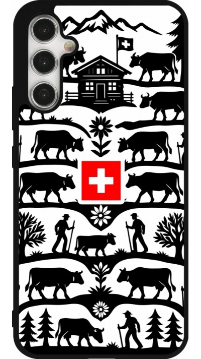 Samsung Galaxy A34 5G Case Hülle - Silikon schwarz Poya Schweiz 3