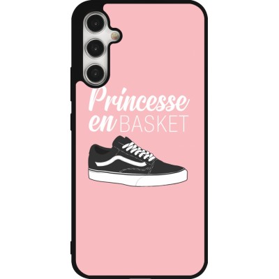 Samsung Galaxy A34 5G Case Hülle - Silikon schwarz princesse en basket