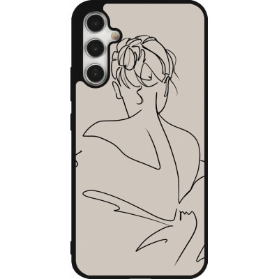 Samsung Galaxy A34 5G Case Hülle - Silikon schwarz Salnikova 05