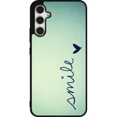 Samsung Galaxy A34 5G Case Hülle - Silikon schwarz Smile