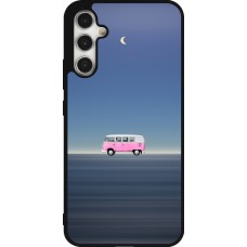 Samsung Galaxy A34 5G Case Hülle - Silikon schwarz Spring 23 pink bus