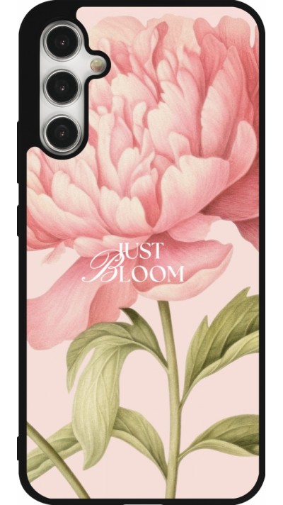 Coque Samsung Galaxy A34 5G - Silicone rigide noir Just Bloom Spring 2026