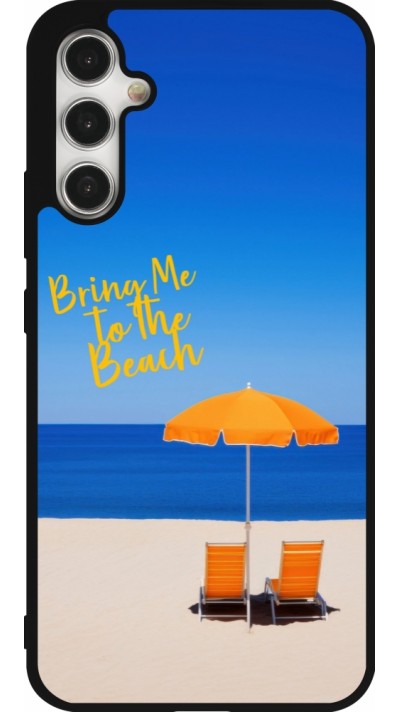 Samsung Galaxy A34 5G Case Hülle - Silikon schwarz Summer 2025 Bring me to the beach