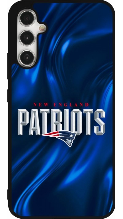 Samsung Galaxy A34 5G Case Hülle - Silikon schwarz Super Bowl 26 Patriots 2