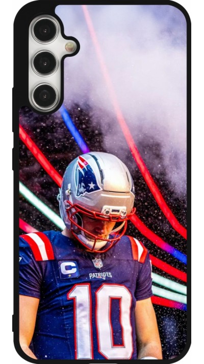 Samsung Galaxy A34 5G Case Hülle - Silikon schwarz Super Bowl 26 Patriots 3