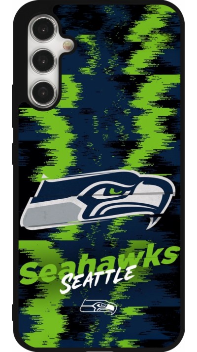 Samsung Galaxy A34 5G Case Hülle - Silikon schwarz Super Bowl 26 Seattle 2