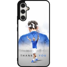 Samsung Galaxy A34 5G Case Hülle - Silikon schwarz Thank you Roger
