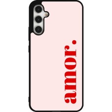 Samsung Galaxy A34 5G Case Hülle - Silikon schwarz Valentine 2024 amor
