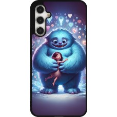 Samsung Galaxy A34 5G Case Hülle - Silikon schwarz Valentin 2024 Flauschige Liebe
