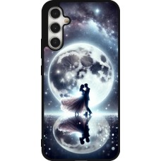 Samsung Galaxy A34 5G Case Hülle - Silikon schwarz Valentin 2024 Liebe unter dem Mond