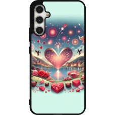 Samsung Galaxy A34 5G Case Hülle - Silikon schwarz Valentin 2025 Schick